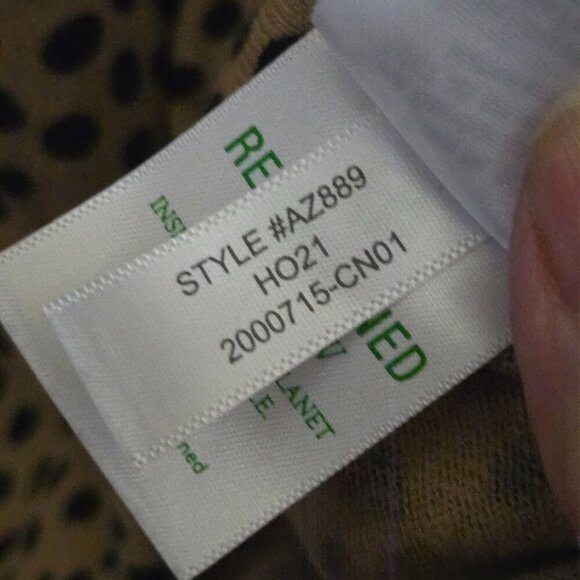 J.Crew Cheetah Teddie Sustainable 100% Cotton Crewneck Pullover Size M - Picture 8 of 8